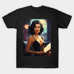 Noir Femme Fatale 1940’s (version 2) T-Shirt